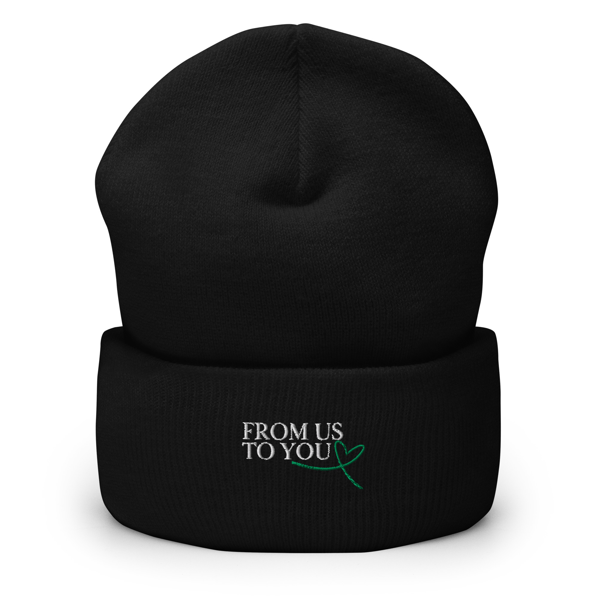 black from us to you beanie